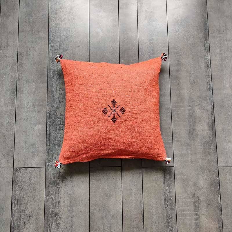 coussin marocain orange