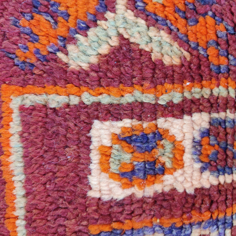Coussin berbère vintage Pourpre Boujad