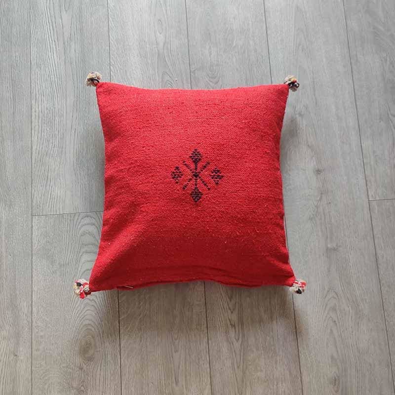 coussin berbère rouge