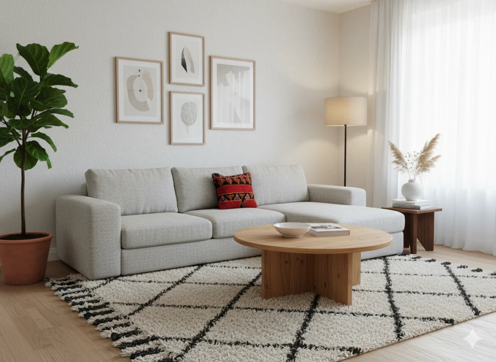 Coussin Marocain Rouge ROJA