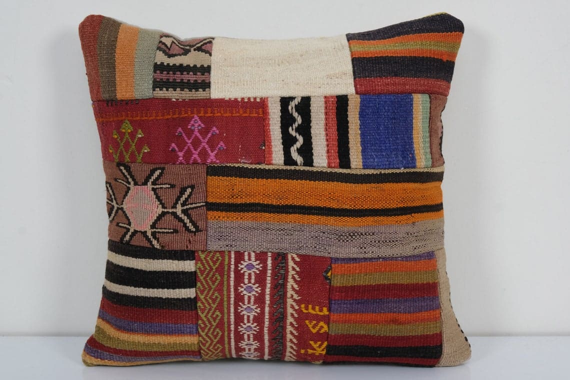 Coussin patchwork Kilim 50x50 cm - Coussin