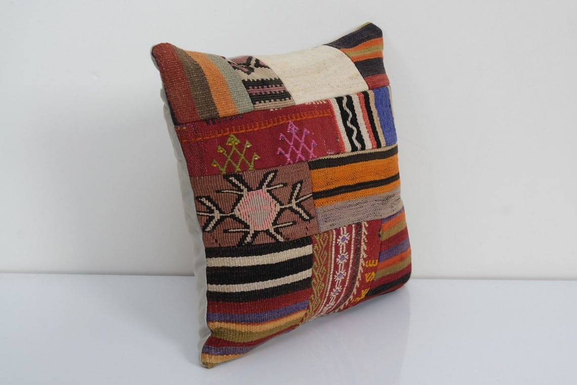 Coussin patchwork Kilim 50x50 cm - Coussin