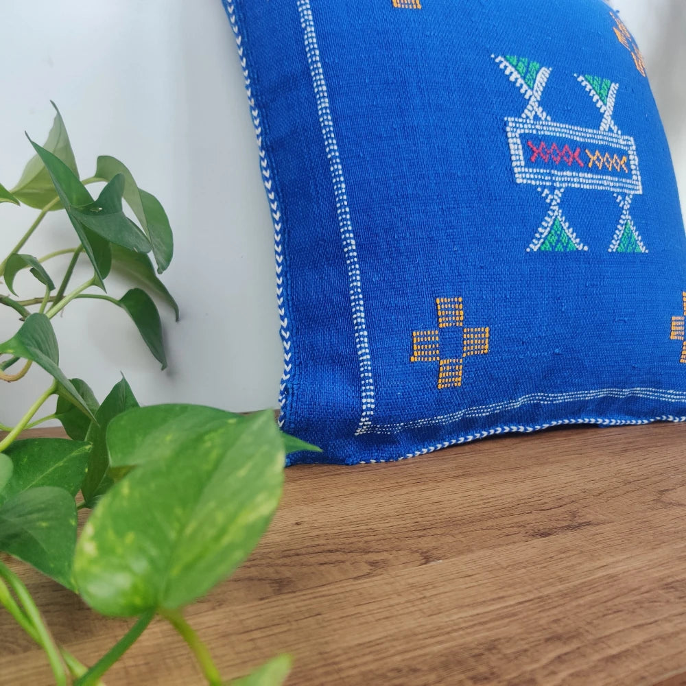 Coussin Sabra Bleu de Luxe