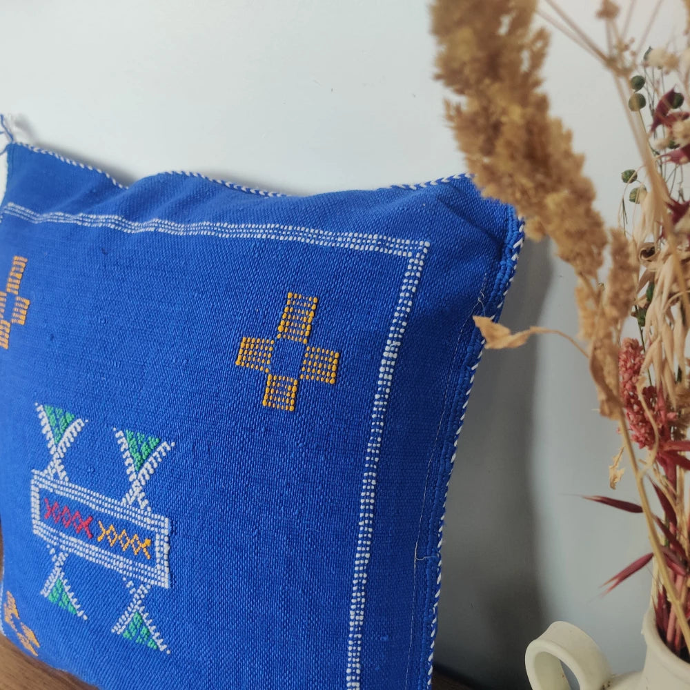 Coussin Sabra Bleu de Luxe