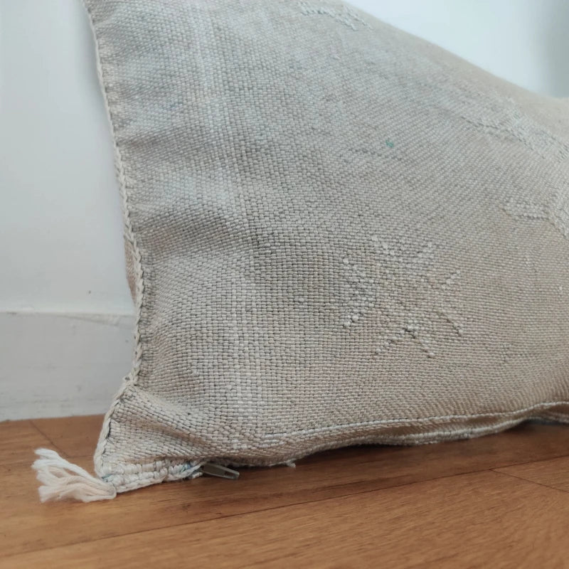 Coussin Sabra gris rectangulaire - MAZIR Décoration