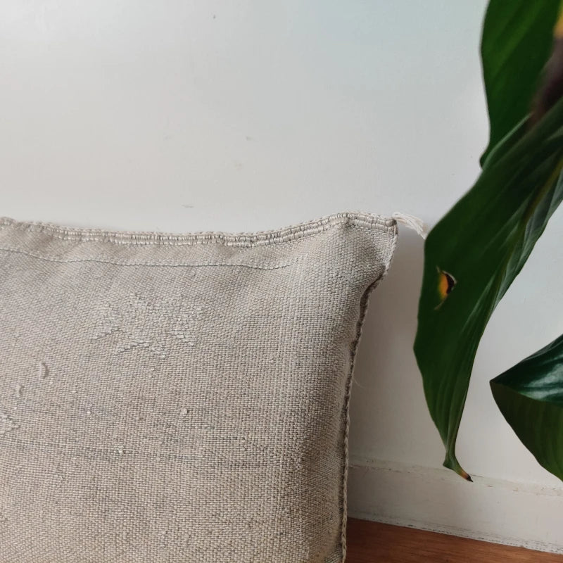 Coussin Sabra gris rectangulaire - MAZIR Décoration