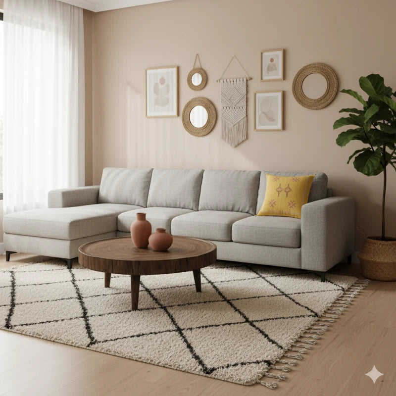 Coussin Sabra Jaune pâle <br> Soie de Cactus