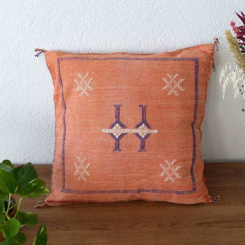 coussin berbere orange