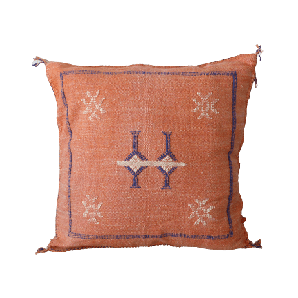 coussin boheme orange