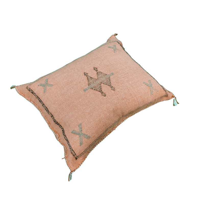 Coussin Sabra terracota Vintage