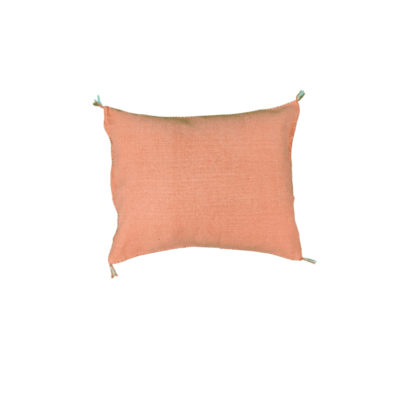 Coussin Sabra terracota Soie végétale