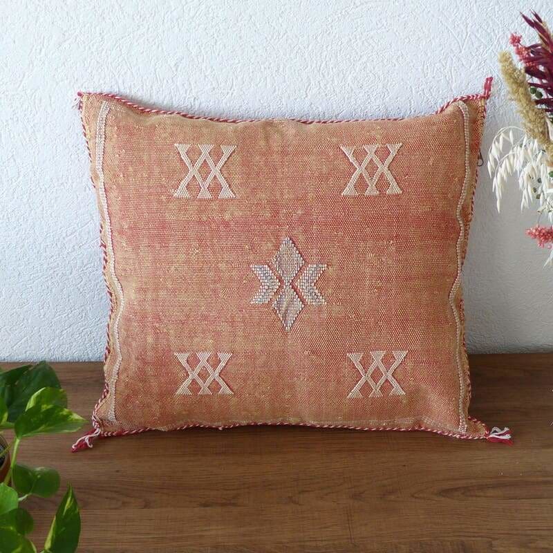 coussin berbere terracota