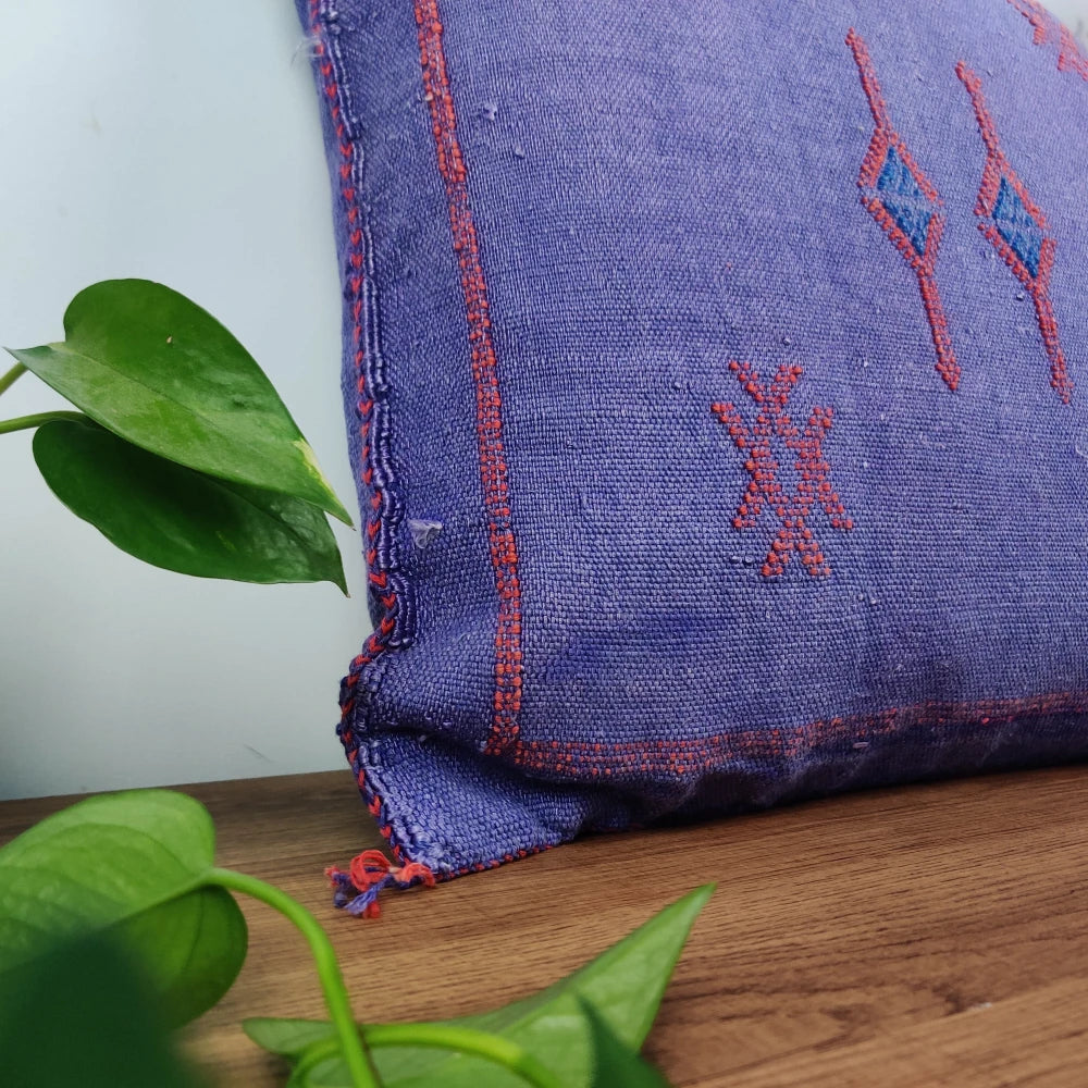 Coussin Sabra violet vintage - MAZIR Décoration