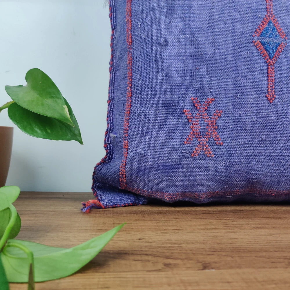 Coussin Sabra violet vintage - MAZIR Décoration