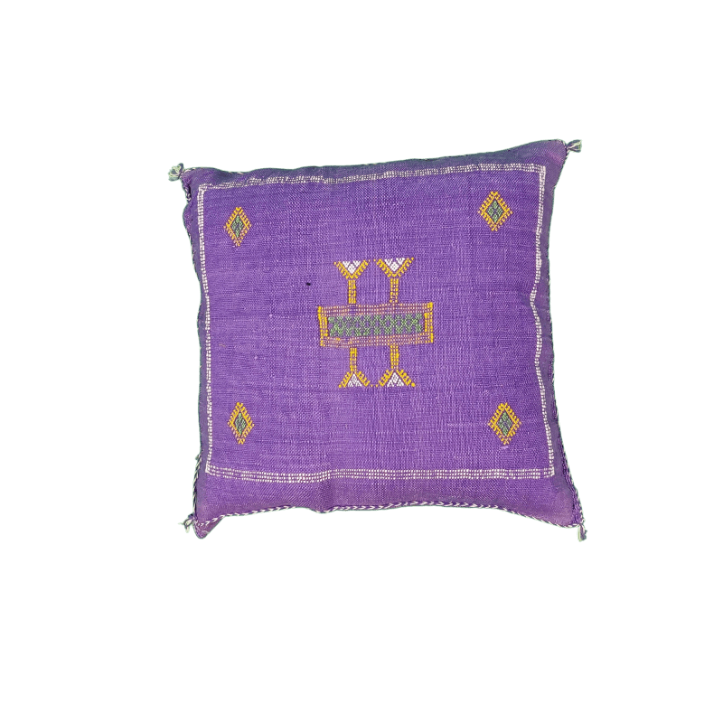Tapis Berbère coloré Sabra Rouge fait main à Bejaâd – Artisanat Shop