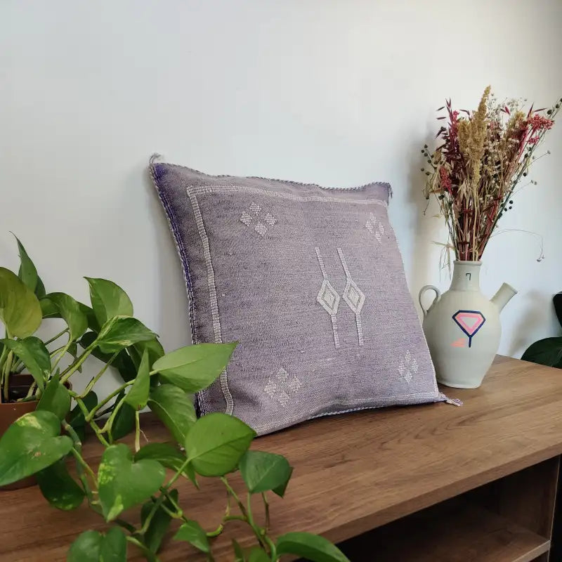 Vue angle 1 du Coussin berbère violet