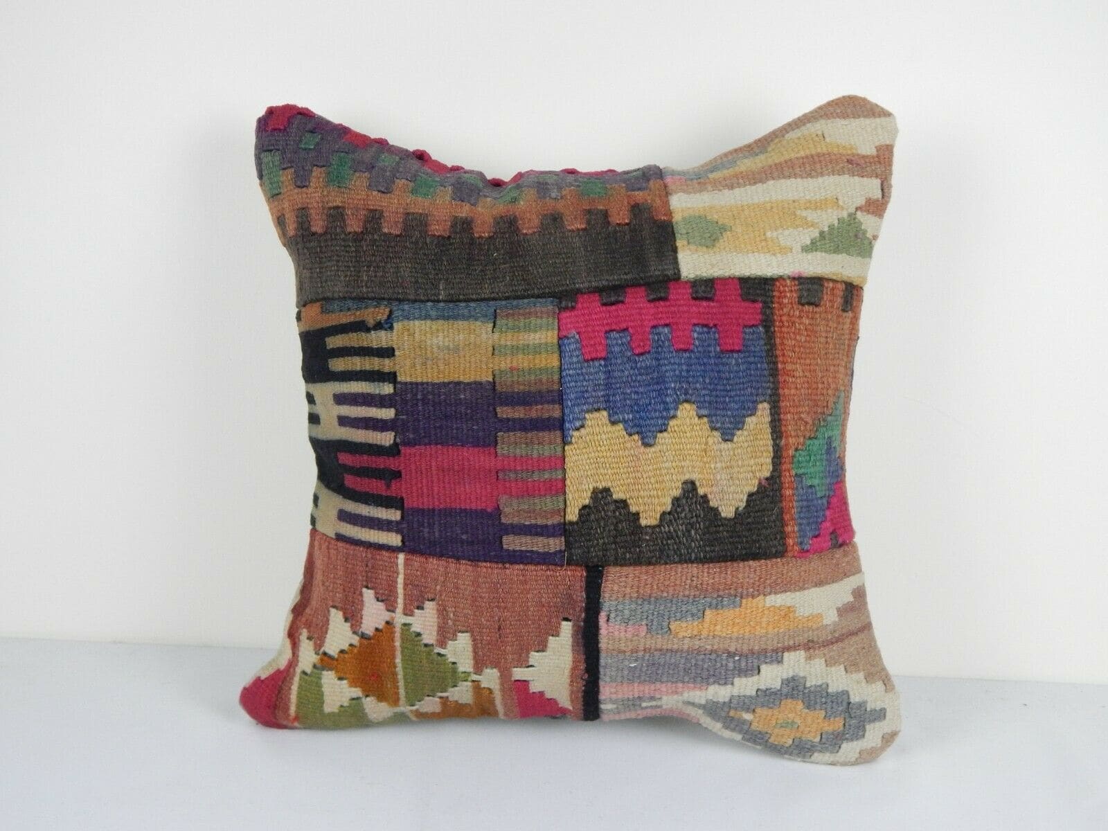 Coussin Vintage Patchwork Boheme 50x50 cm - Coussin