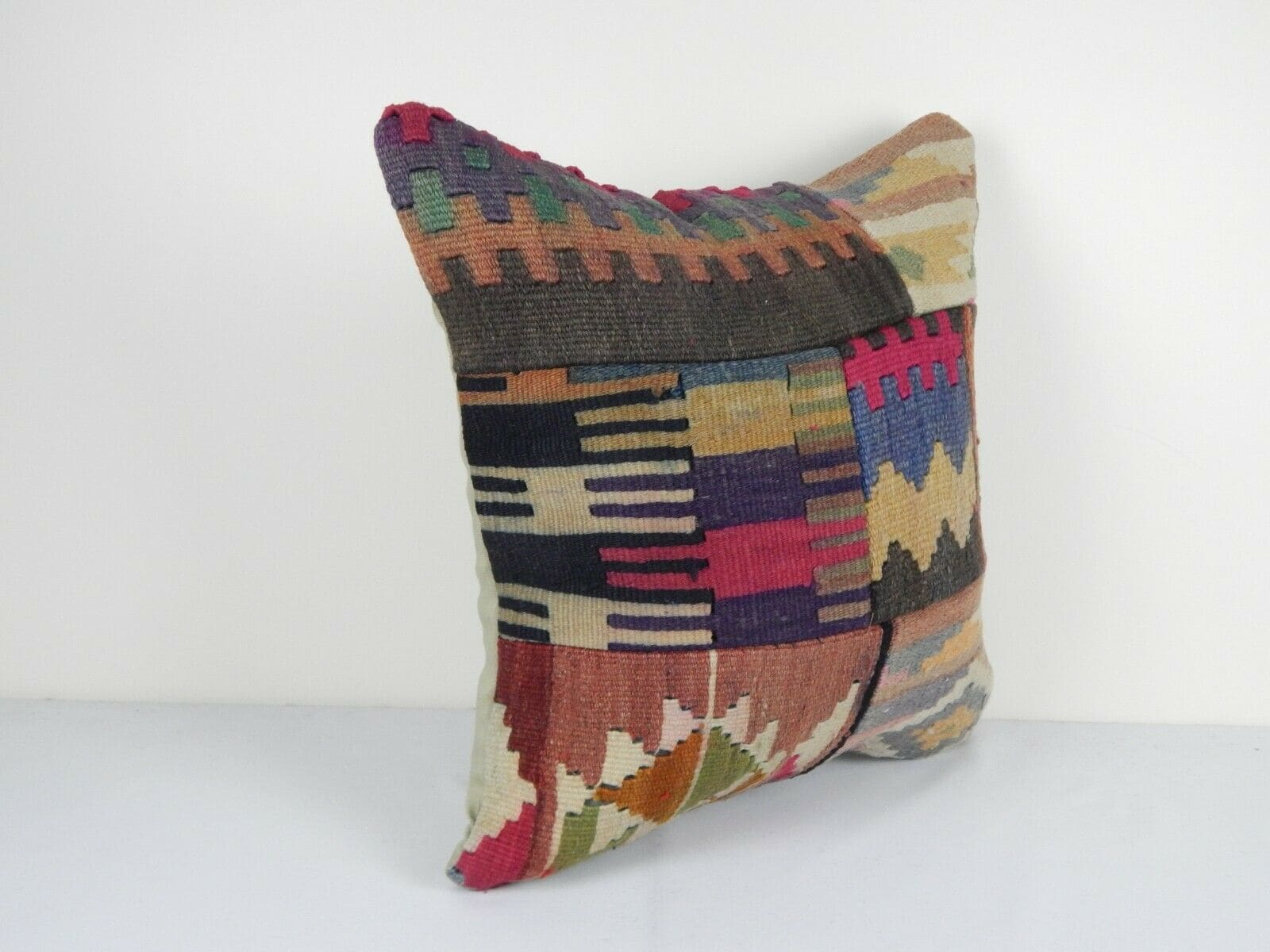 Coussin Vintage Patchwork Boheme 50x50 cm - Coussin