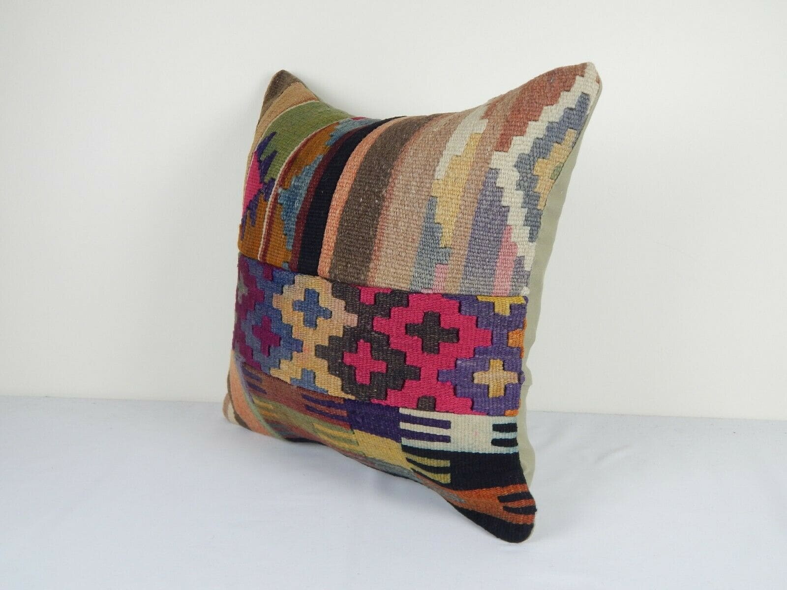 Coussin Vintage Patchwork Turc 50x50 cm - Coussin