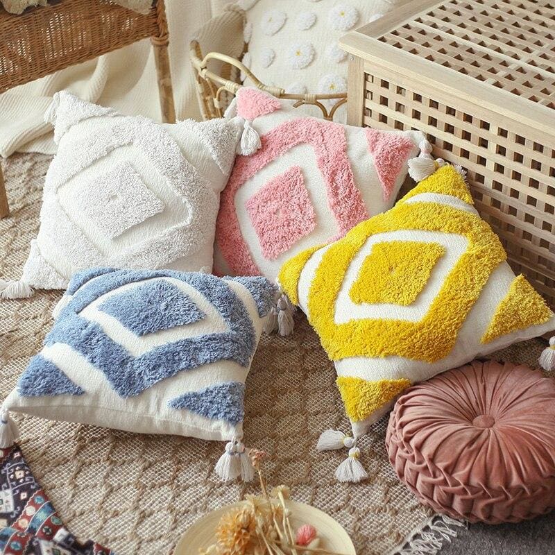 Coussins berbères marocain colorés