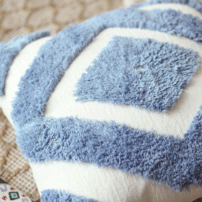 Coussins berbères bleus