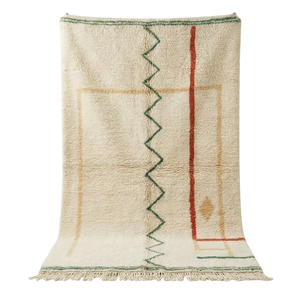 Tapis marocain en laine moderne