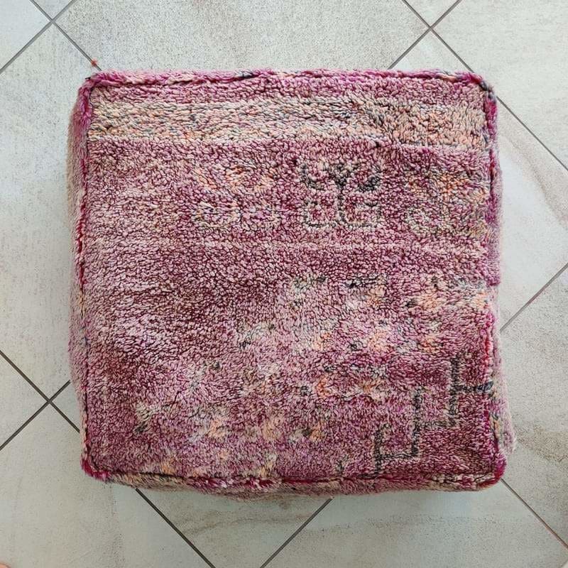 pouf berbere violet