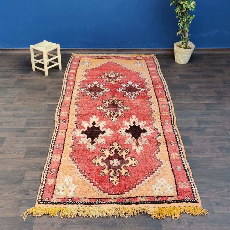 tapis boujad orange