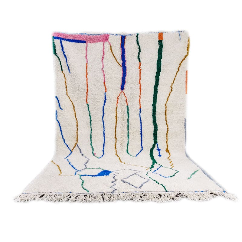 grand tapis marocain coloré