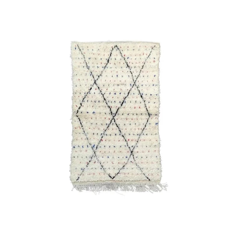 tapis berbere pois coloré