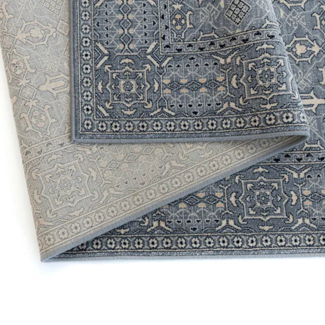 Tapis persan bleu audacieux ABBI