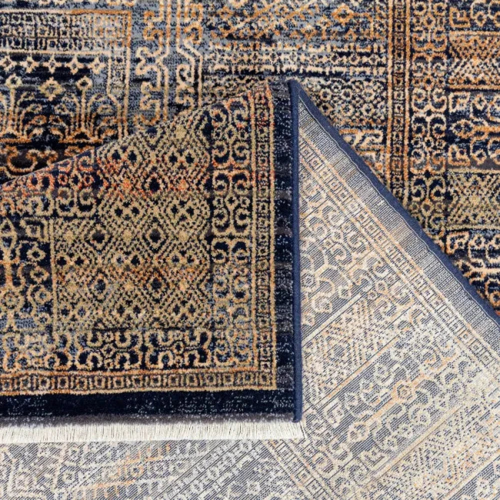 Tapis oriental bleu nuit NANY