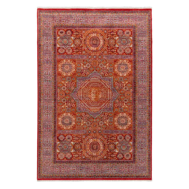 Tapis d'orient rouge MODO