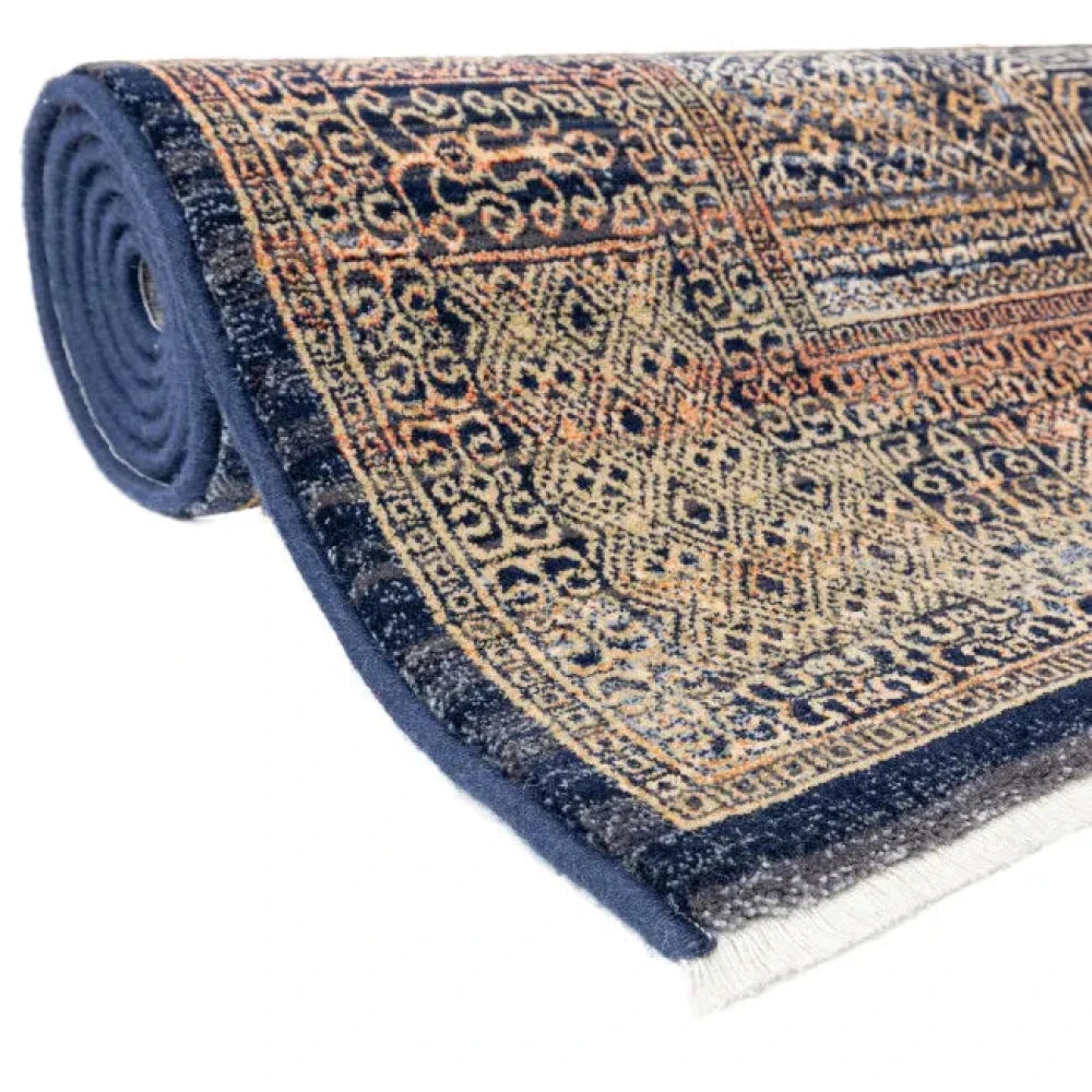 Tapis oriental bleu nuit NANY