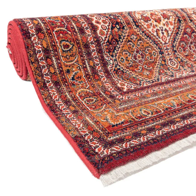Tapis style oriental rouge antique