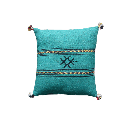 Coussin berbere vert