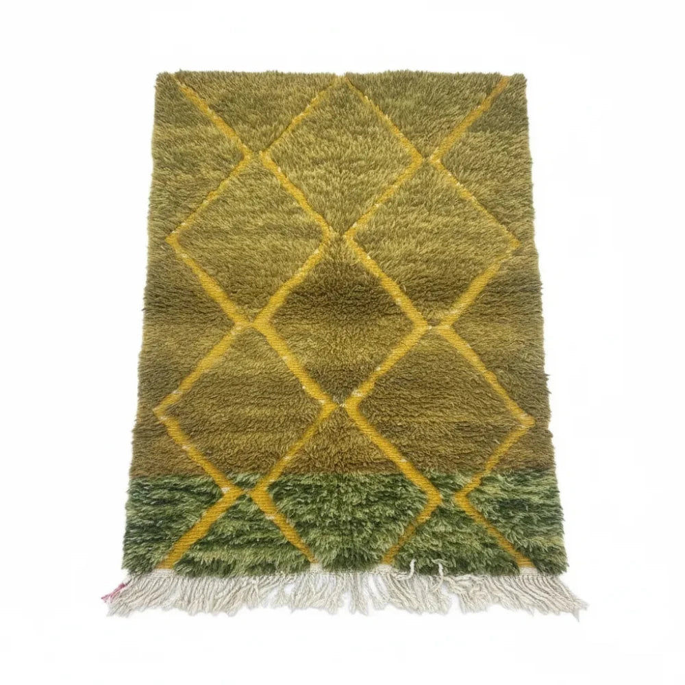 Petit tapis berbère vert