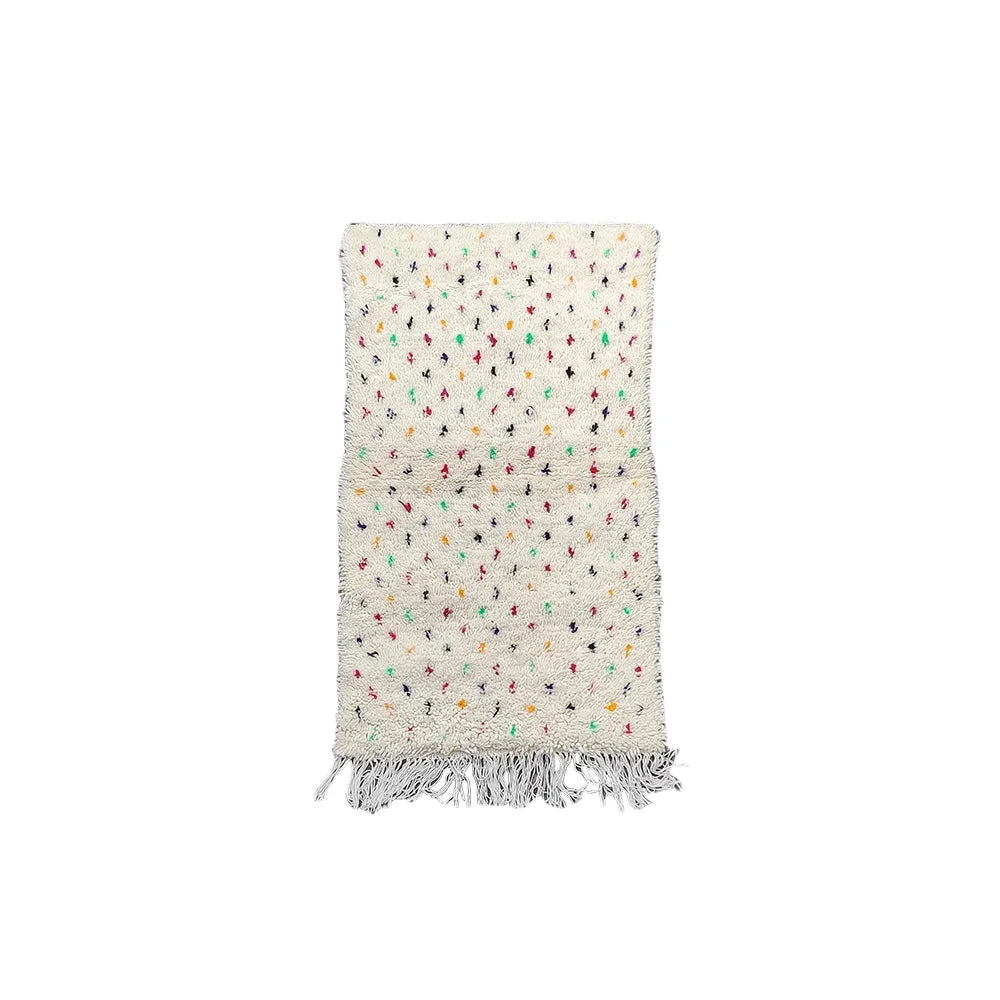 tapis berbère fait main moucheté marocain