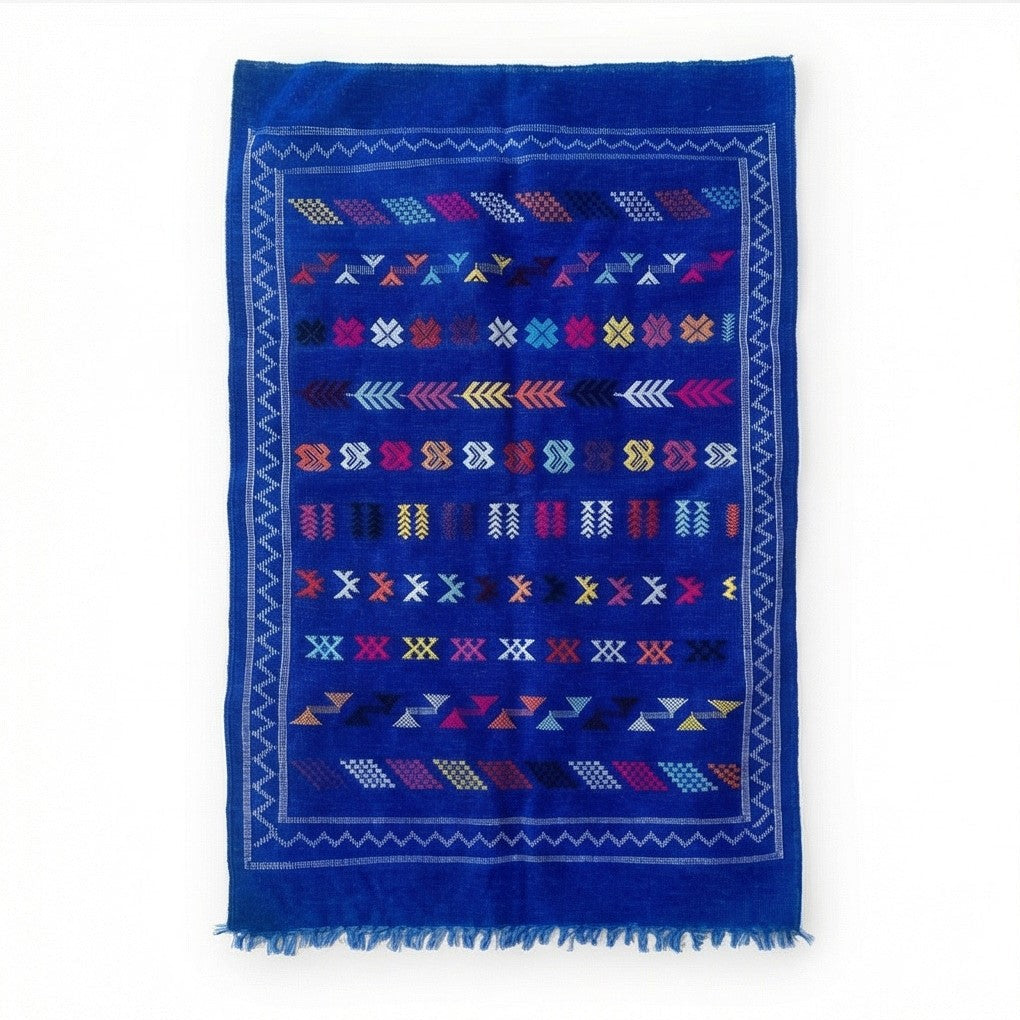 Petit Tapis Berbère Bleu 100x150 cm