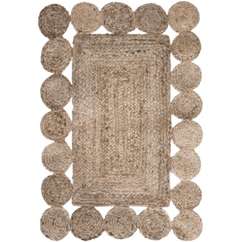 Petit tapis jute naturel