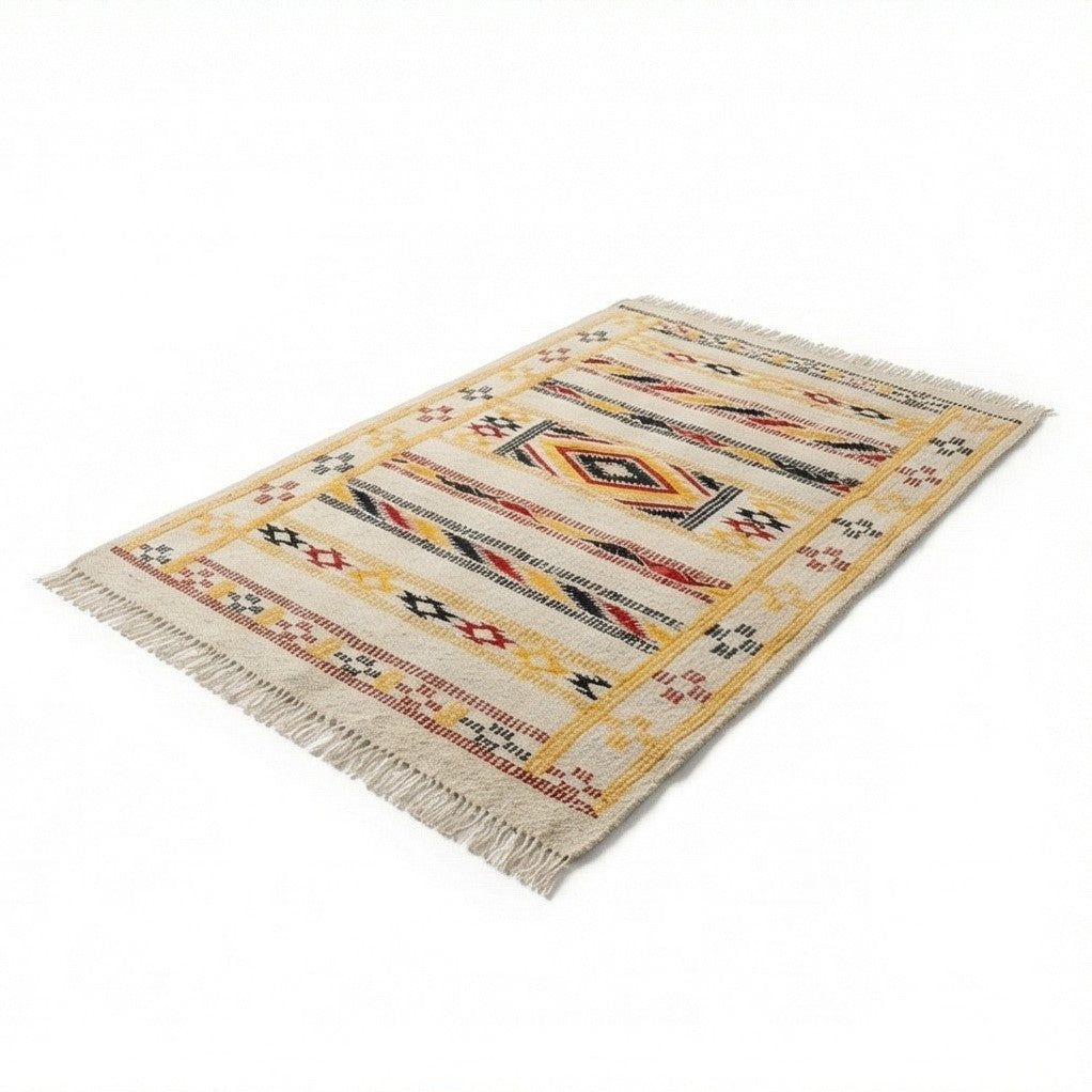 Petit tapis Kilim marocain 65x100 cm