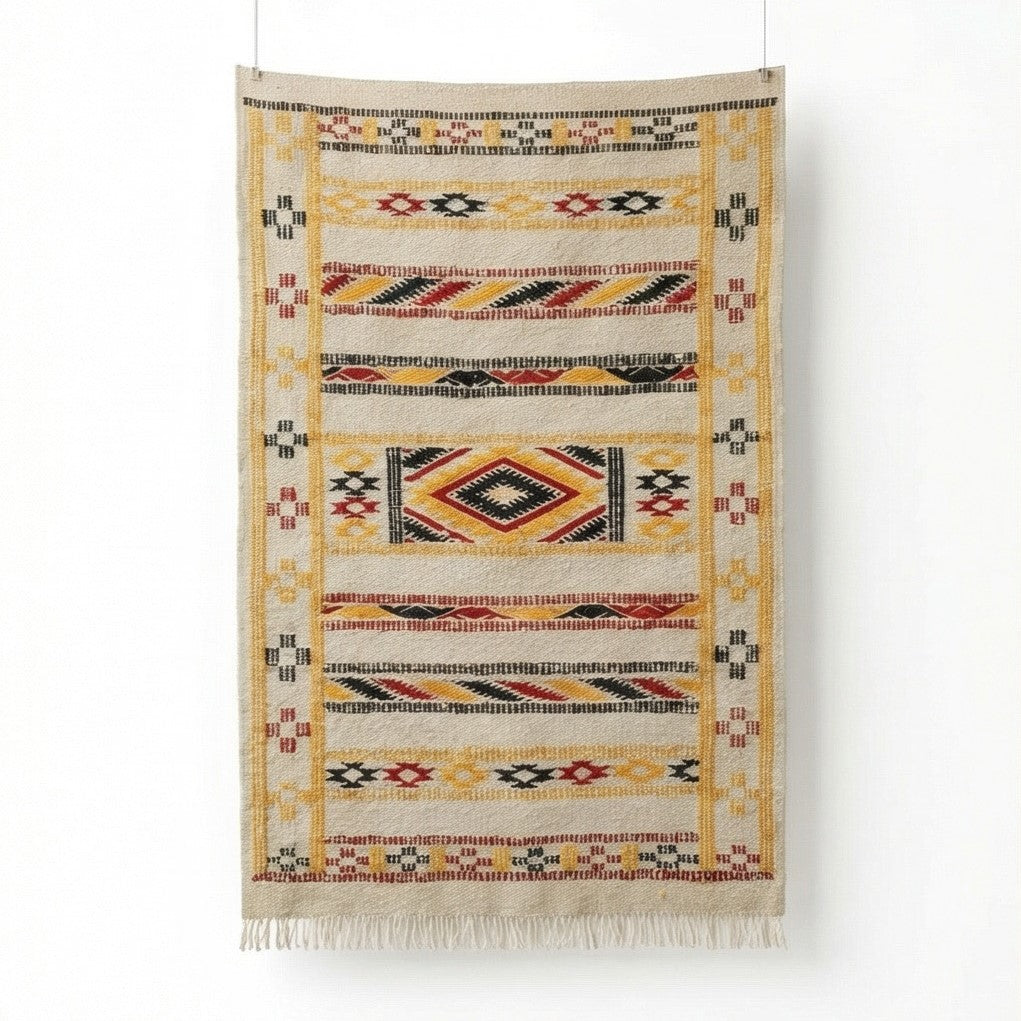 Petit tapis Kilim marocain 65x100 cm