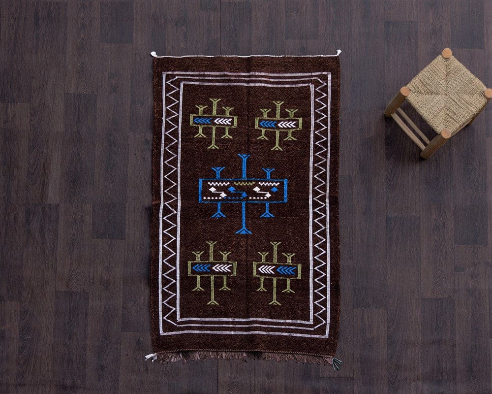 tapis marron