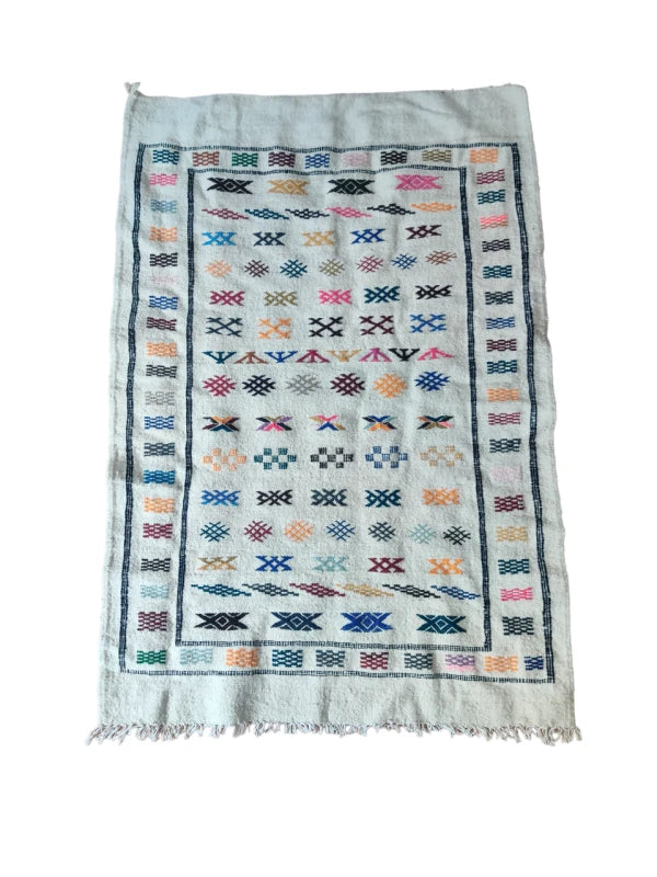 Petit Tapis marocain coloré Ethnique <br> 105x150 cm - MAZIR Décoration
