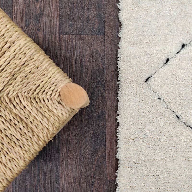 Petit Tapis Marocain Losanges Creusés 90x145 cm - Tapis