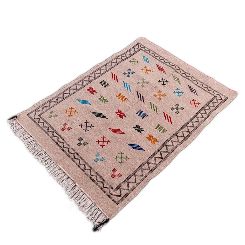 tapis rose boheme