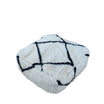 Pouf Béni Ouarain en Laine - MAZIR Décoration