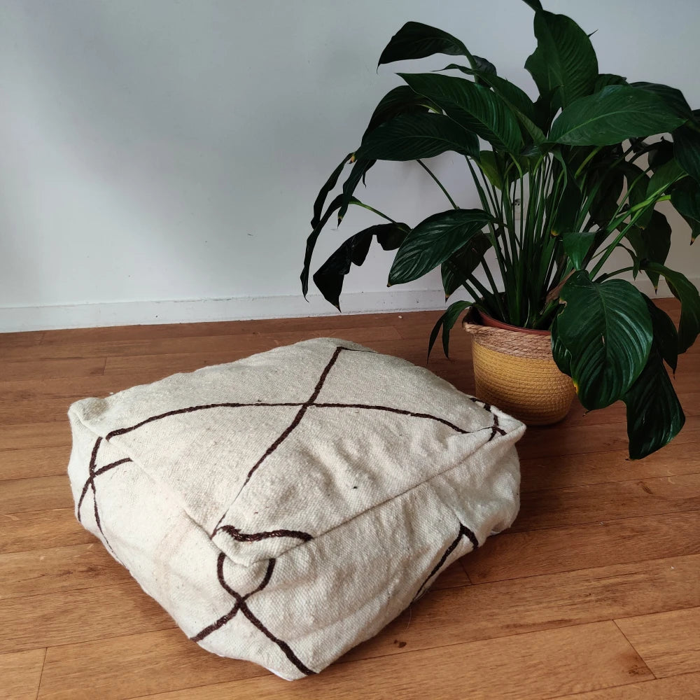 Pouf berbère Kilim - MAZIR Décoration