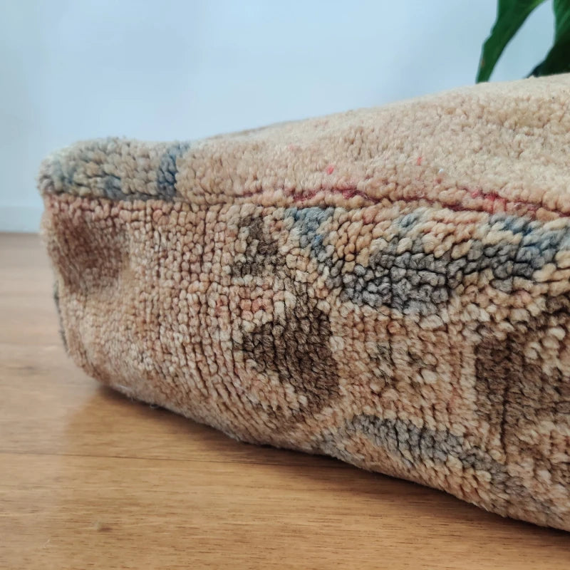 Pouf Berbère tribal vintage - MAZIR Décoration