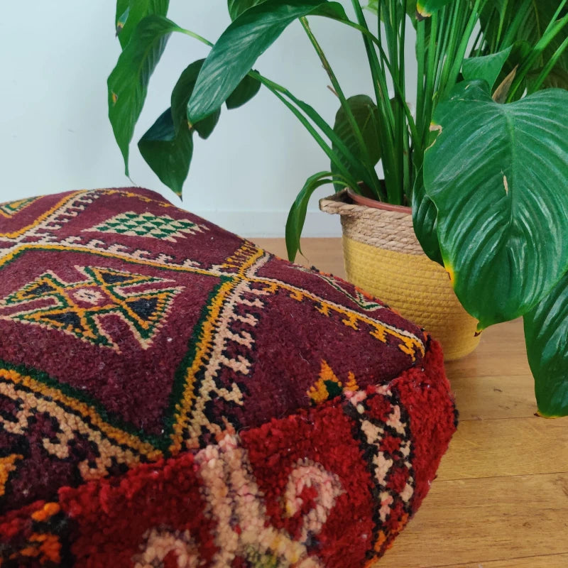 Pouf Berbère Vintage Najji - MAZIR Décoration